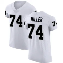 Men's Kolton Miller Las Vegas Raiders No.74 Elite Vapor Untouchable Jersey - White