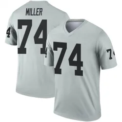 Men's Kolton Miller Las Vegas Raiders No.74 Legend Inverted Silver Jersey