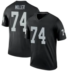 Men's Kolton Miller Las Vegas Raiders No.74 Legend Jersey - Black