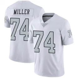 Men's Kolton Miller Las Vegas Raiders No.74 Limited Color Rush Jersey - White