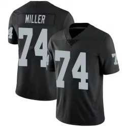 Men's Kolton Miller Las Vegas Raiders No.74 Limited Team Color Vapor Untouchable Jersey - Black