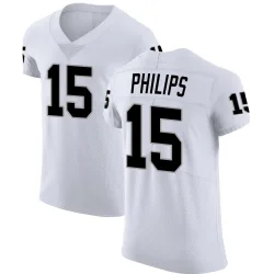 Men's Kyle Philips Las Vegas Raiders No.15 Elite Vapor Untouchable Jersey - White
