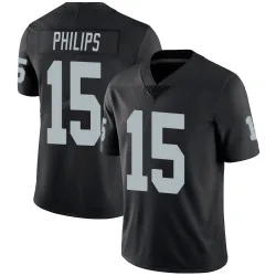 Men's Kyle Philips Las Vegas Raiders No.15 Limited Team Color Vapor Untouchable Jersey - Black