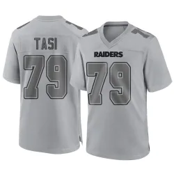 Men's Laki Tasi Las Vegas Raiders No.79 Game Atmosphere Fashion Jersey - Gray