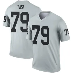 Men's Laki Tasi Las Vegas Raiders No.79 Legend Inverted Silver Jersey