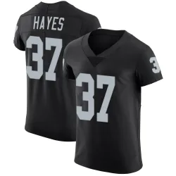 Men's Lester Hayes Las Vegas Raiders No.37 Elite Team Color Vapor Untouchable Jersey - Black