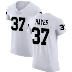 Men's Lester Hayes Las Vegas Raiders No.37 Elite Vapor Untouchable Jersey - White
