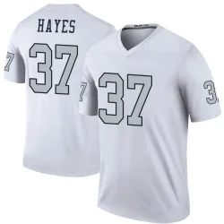 Men's Lester Hayes Las Vegas Raiders No.37 Legend Color Rush Jersey - White