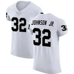 Men's Lonnie Johnson Jr. Las Vegas Raiders No.32 Elite Vapor Untouchable Jersey - White
