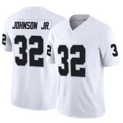 Men's Lonnie Johnson Jr. Las Vegas Raiders No.32 Limited Vapor F.U.S.E. Jersey - White