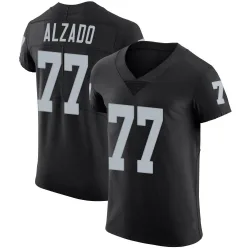 Men's Lyle Alzado Las Vegas Raiders No.77 Elite Team Color Vapor Untouchable Jersey - Black