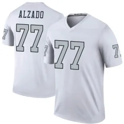 Men's Lyle Alzado Las Vegas Raiders No.77 Legend Color Rush Jersey - White
