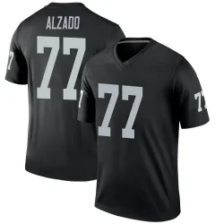 Men's Lyle Alzado Las Vegas Raiders No.77 Legend Jersey - Black