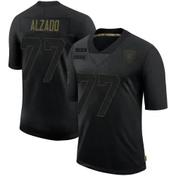 Men's Lyle Alzado Las Vegas Raiders No.77 Limited 2020 Salute To Service Jersey - Black