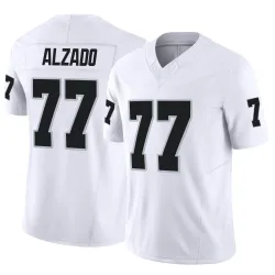 Men's Lyle Alzado Las Vegas Raiders No.77 Limited Vapor F.U.S.E. Jersey - White