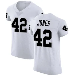 Men's Matt Jones Las Vegas Raiders No.42 Elite Vapor Untouchable Jersey - White