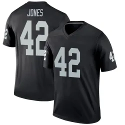 Men's Matt Jones Las Vegas Raiders No.42 Legend Jersey - Black
