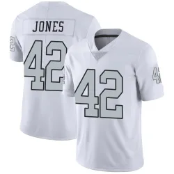 Men's Matt Jones Las Vegas Raiders No.42 Limited Color Rush Jersey - White