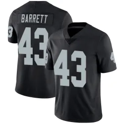 Men's Michael Barrett Las Vegas Raiders No.43 Limited Team Color Vapor Untouchable Jersey - Black