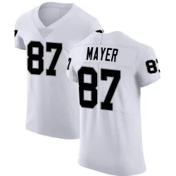 Men's Michael Mayer Las Vegas Raiders No.87 Elite Vapor Untouchable Jersey - White