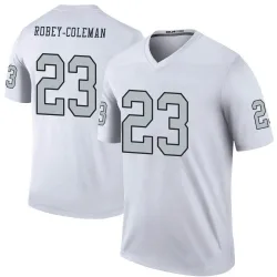 Men's Nickell Robey-Coleman Las Vegas Raiders No.23 Legend Color Rush Jersey - White