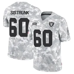 Men's Otis Sistrunk Las Vegas Raiders No.60 Limited 2024 Salute to Service Jersey - Arctic Camo