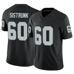 Men's Otis Sistrunk Las Vegas Raiders No.60 Limited Vapor F.U.S.E. Jersey - Black
