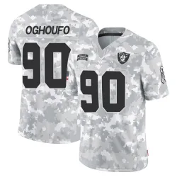 Men's Ovie Oghoufo Las Vegas Raiders No.90 Limited 2024 Salute to Service Jersey - Arctic Camo