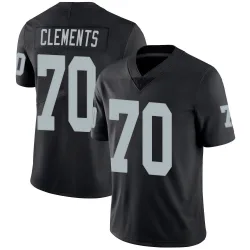 Men's Parker Clements Las Vegas Raiders No.70 Limited Team Color Vapor Untouchable Jersey - Black