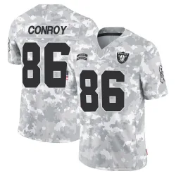 Men's Pat Conroy Las Vegas Raiders No.86 Limited 2024 Salute to Service Jersey - Arctic Camo
