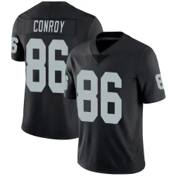 Men's Pat Conroy Las Vegas Raiders No.86 Limited Team Color Vapor Untouchable Jersey - Black