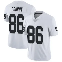 Men's Pat Conroy Las Vegas Raiders No.86 Limited Vapor Untouchable Jersey - White