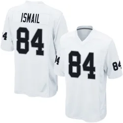 Men's Qadir Ismail Las Vegas Raiders No.84 Game Jersey - White