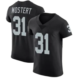 Men's Raheem Mostert Las Vegas Raiders No.31 Elite Team Color Vapor Untouchable Jersey - Black