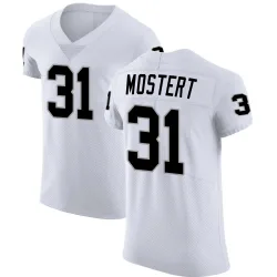 Men's Raheem Mostert Las Vegas Raiders No.31 Elite Vapor Untouchable Jersey - White
