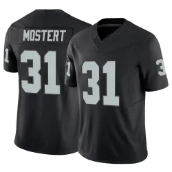 Men's Raheem Mostert Las Vegas Raiders No.31 Limited Vapor F.U.S.E. Jersey - Black