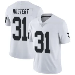 Men's Raheem Mostert Las Vegas Raiders No.31 Limited Vapor Untouchable Jersey - White