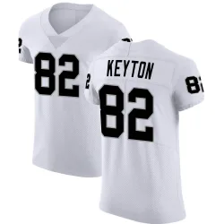 Men's Ramel Keyton Las Vegas Raiders No.82 Elite Vapor Untouchable Jersey - White