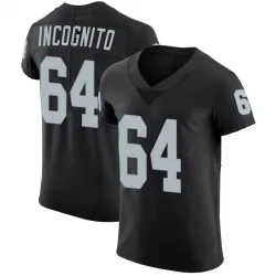 Men's Richie Incognito Las Vegas Raiders No.64 Elite Team Color Vapor Untouchable Jersey - Black