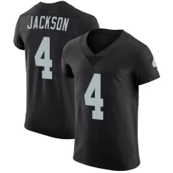 Men's Shedrick Jackson Las Vegas Raiders No.4 Elite Team Color Vapor Untouchable Jersey - Black