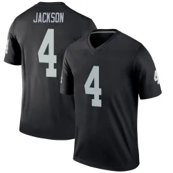 Men's Shedrick Jackson Las Vegas Raiders No.4 Legend Jersey - Black