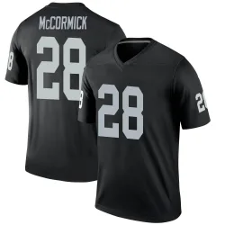Men's Sincere McCormick Las Vegas Raiders No.28 Legend Jersey - Black
