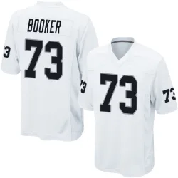 Men's Tank Booker Las Vegas Raiders No.73 Game Jersey - White