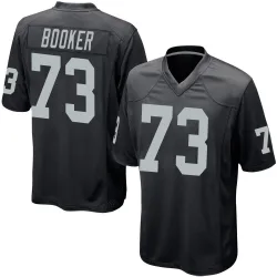 Men's Tank Booker Las Vegas Raiders No.73 Game Team Color Jersey - Black