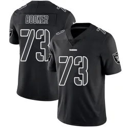 Men's Tank Booker Las Vegas Raiders No.73 Limited Jersey - Black Impact