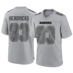 Men's Ted Hendricks Las Vegas Raiders No.83 Game Atmosphere Fashion Jersey - Gray
