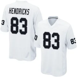 Men's Ted Hendricks Las Vegas Raiders No.83 Game Jersey - White