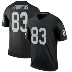 Men's Ted Hendricks Las Vegas Raiders No.83 Legend Jersey - Black