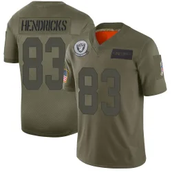 Men's Ted Hendricks Las Vegas Raiders No.83 Limited 2019 Salute to Service Jersey - Camo