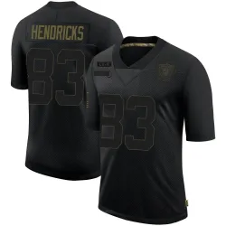 Men's Ted Hendricks Las Vegas Raiders No.83 Limited 2020 Salute To Service Jersey - Black